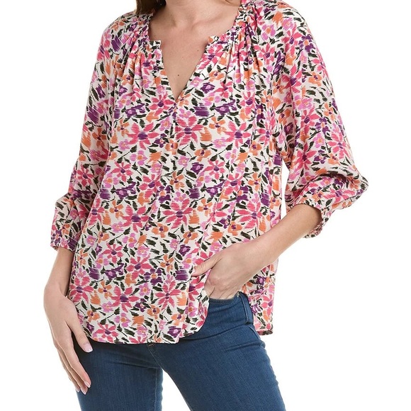 BEACHLUNCHLOUNGE Akira Floral Top - Picture 1 of 9